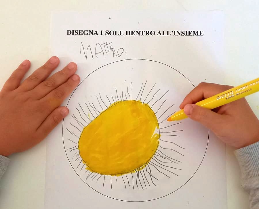 Brillantino, amico sole attività pregrafismo classe grandi